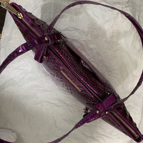 Brahmin Medium Asher tote NWT Purple Potion PRICE FIRM - Picture 4 of 5